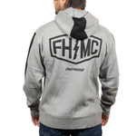 RAPID HOODZIP HTH GRY/BLK