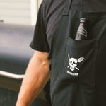 RUFUS CANVAS APRON BLK