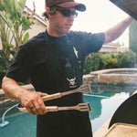 RUFUS CANVAS APRON BLK