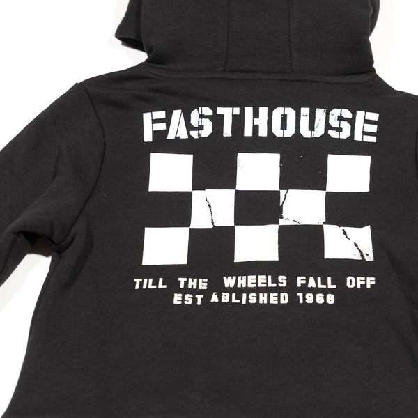 TD TORN HOODPULLOVER BLK 4T