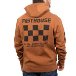 TORN HOODED PULLOVER RUST 3X
