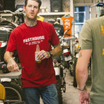 TORN SS TEE CARDINAL 3X