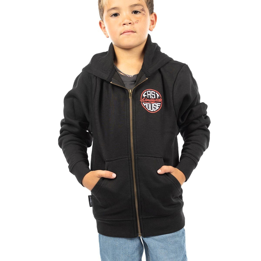 YT PETROL HOODZIPUP BLK