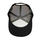 PETROL HAT BLK OS