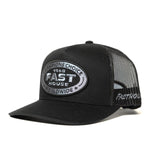 PETROL HAT BLK OS