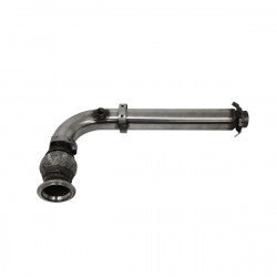 SINGLE SLIP-ON RACE PIPE CHROME | AT-9208RP