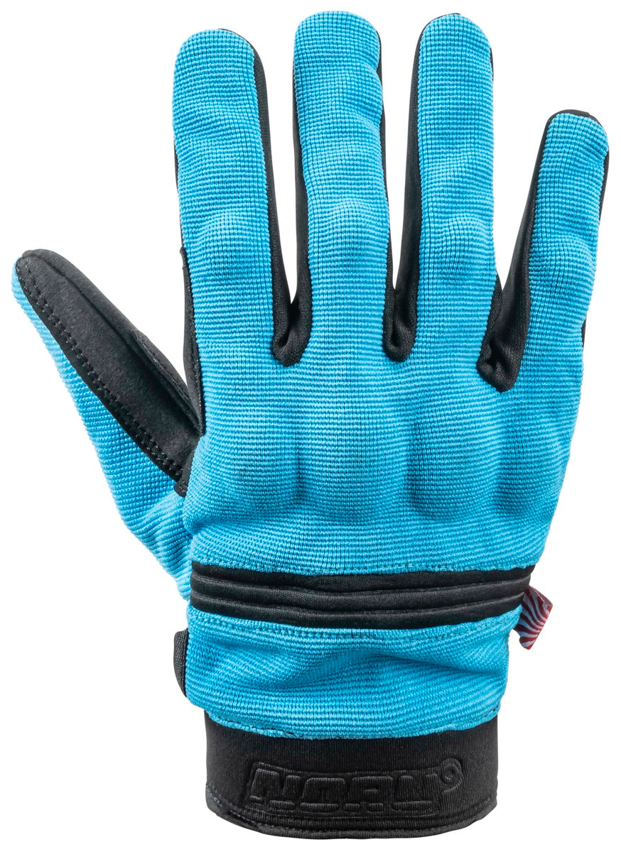PAWA YTH OR GLOVE CYAN
