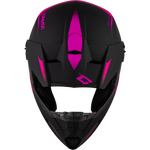 YOUTH MX-46Y COMPOUND HELMET MATTE BLACK/PINK YM