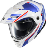 EXO-AT960 MODULAR HELMET MONK WHITE/BLUE 3X