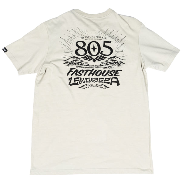 805 LAND & SEA TEE GRY