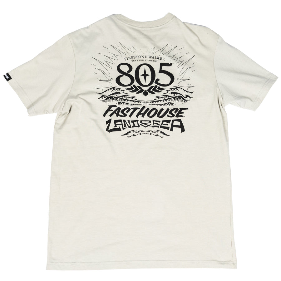 805 LAND & SEA TEE GRY