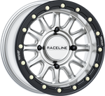 ALPHA HYPER WHEEL 4/156 HYPER SILVER/BLK 15X7 (+10MM) | A14SB-57056+10