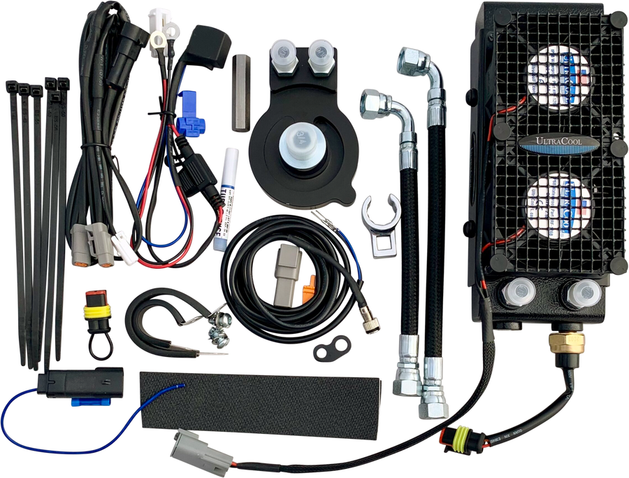 OIL COOLER M8 TOURING `17-23 (CHOPPED GUARD) | SMT8-5N