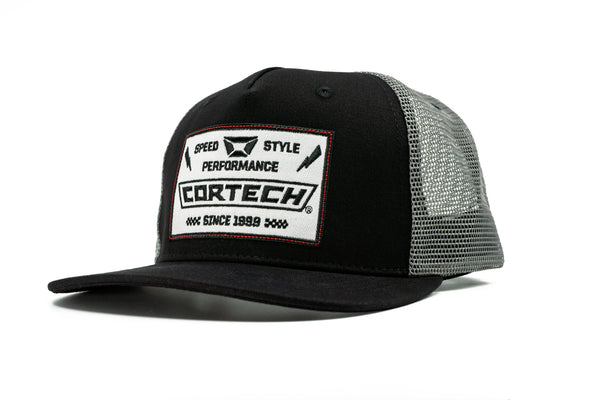 CT PATCH TRUCKER HAT BLK/GRY