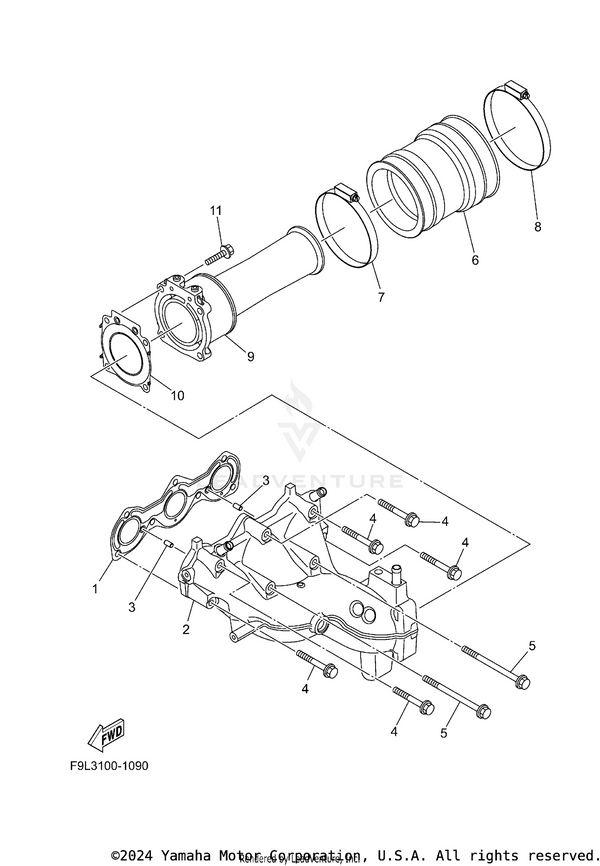 GASKET, MUFFLER DA | 6JS-14749-00-00