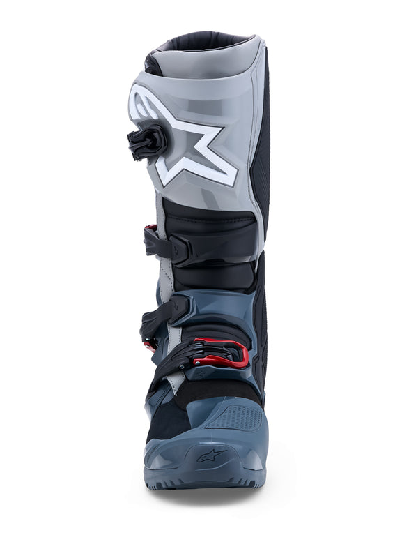 TECH 7 ENDURO DRYSTAR BOOTS DRK GRY/MID GRY/BR RED 8