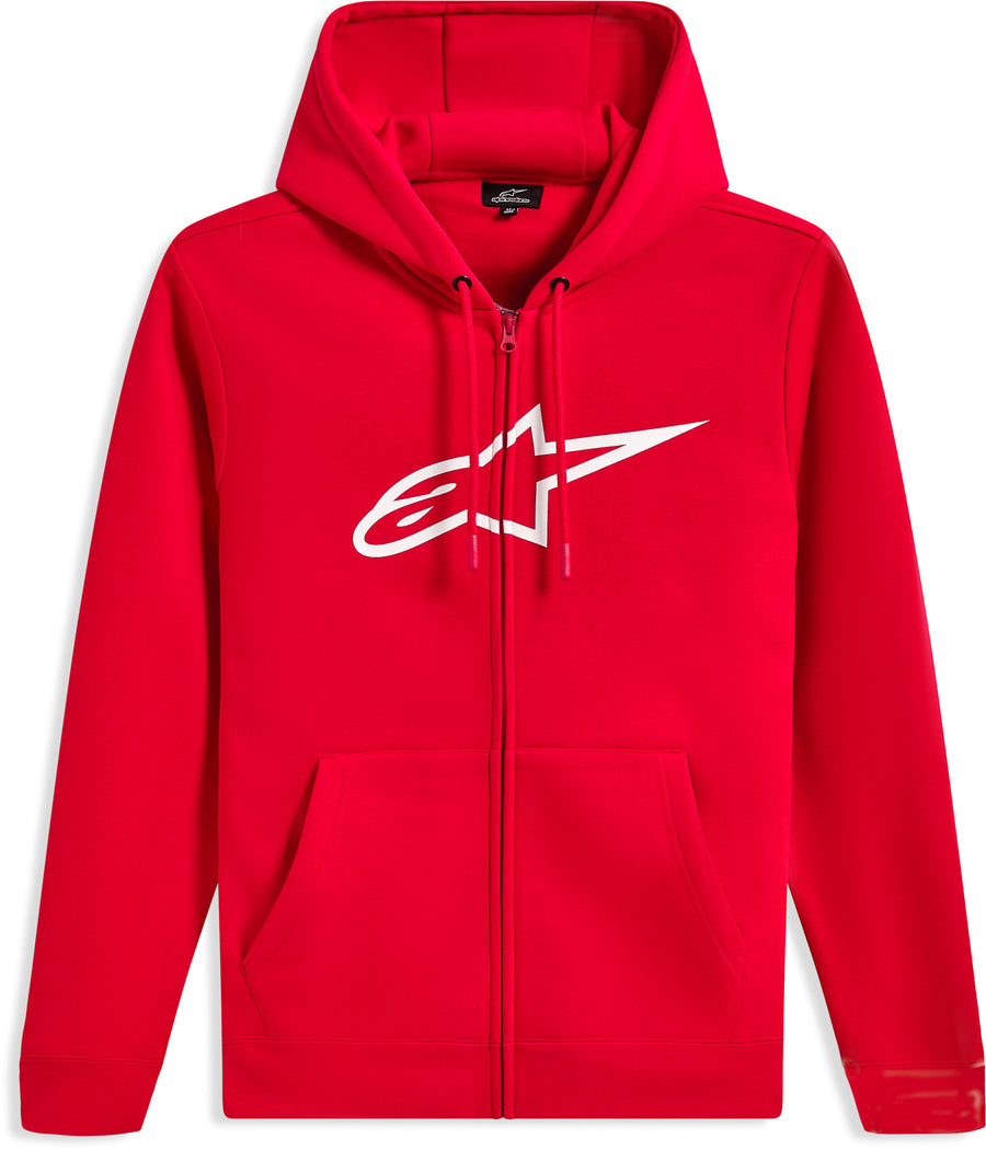 AGELESS ZIP HOODIE V3 RED/WHITE SM