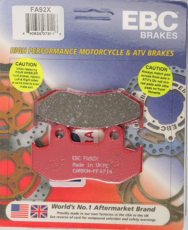 BRAKE PADS FA92X CARBON X SERIES