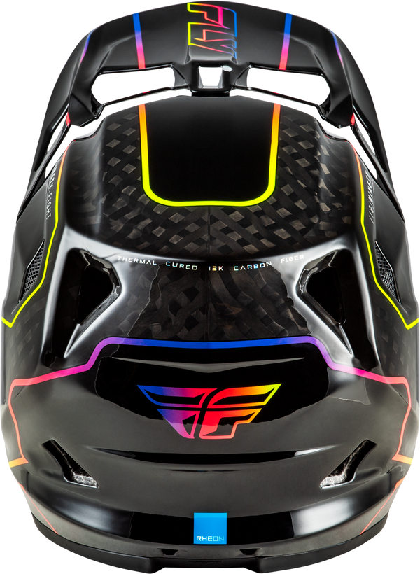 WERX-R FLOW CARBON HELMET BLACK CARBON/BLACK/MULTI