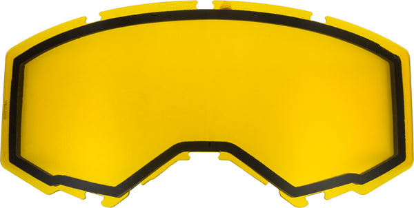 DUAL LENS W/O VENTS ADULT YELLOW | FLB-012