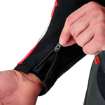 TRACTECH EVO D3O JACKET BLK/FLO RED LEATHER
