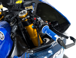 A450 ROAD RACING GRIPS BLUE/WHITE PAIR