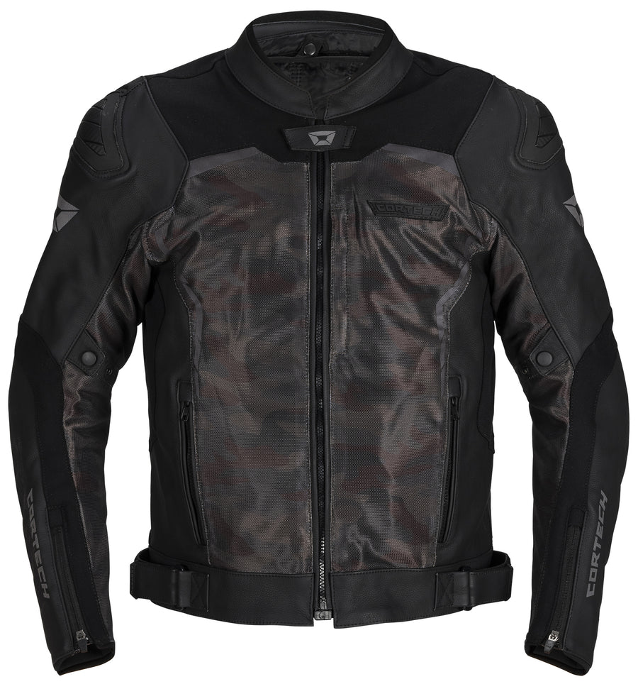 VADER LEATHER JKT BK/CAM