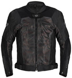 VADER LEATHER JKT BK/CAM