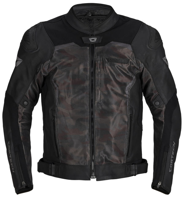 VADER LEATHER JKT BK/CAM