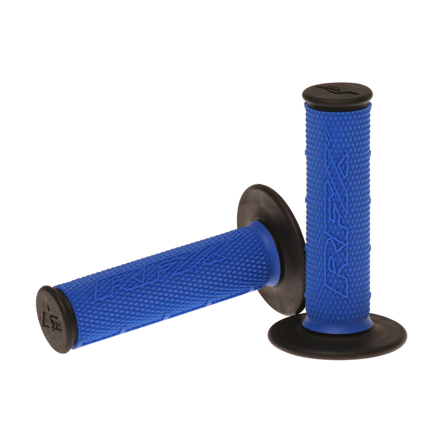 DUAL COMPOUND GRIPS BLUE WITH BLACK ENDS | FXHG 20200 99BU