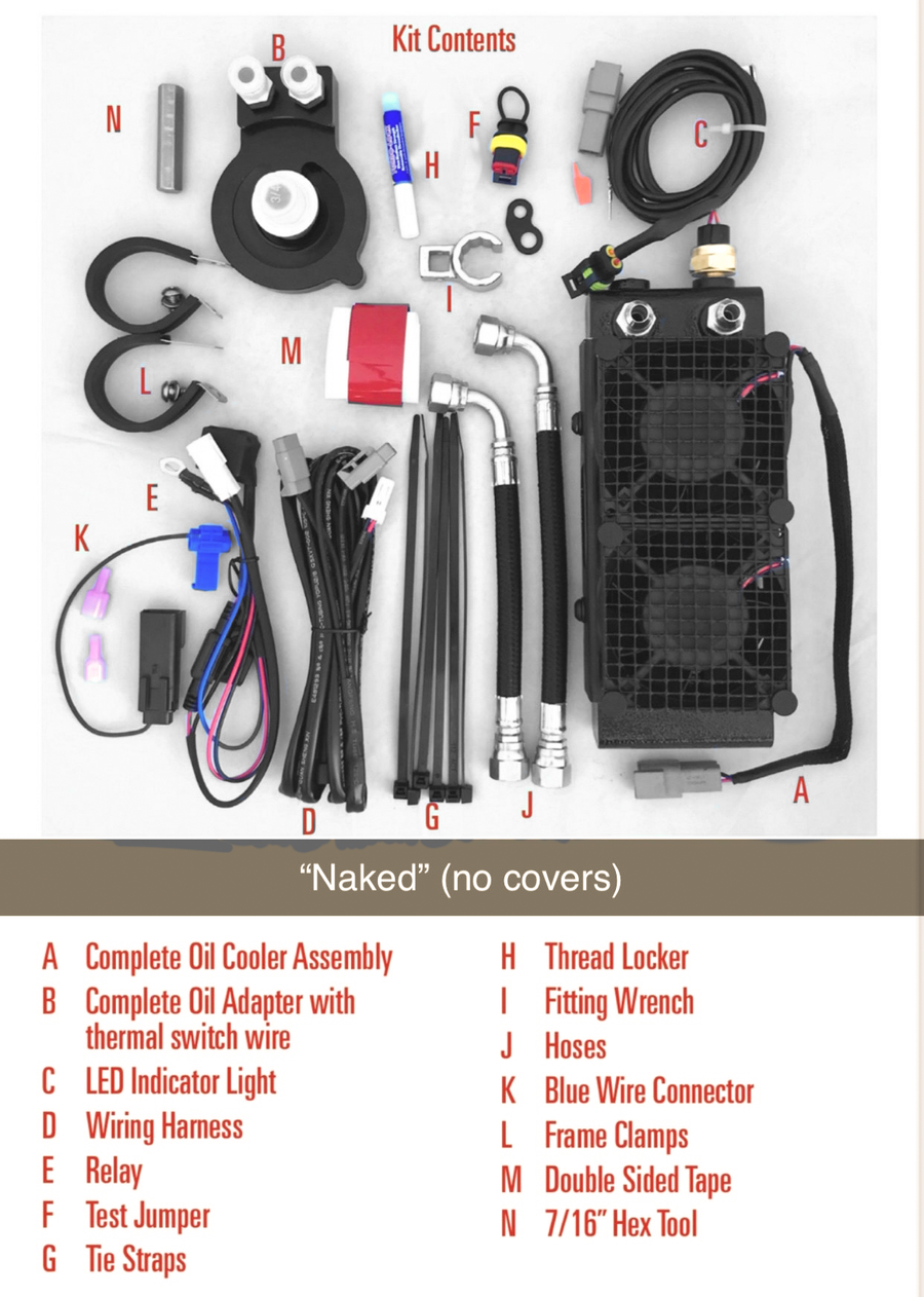 NAKED OIL COOLER M8 `17-23 | SMT8-3