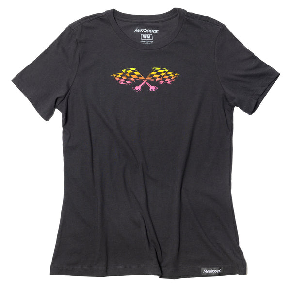 WMN SUN STRUCK SS TEE BLK