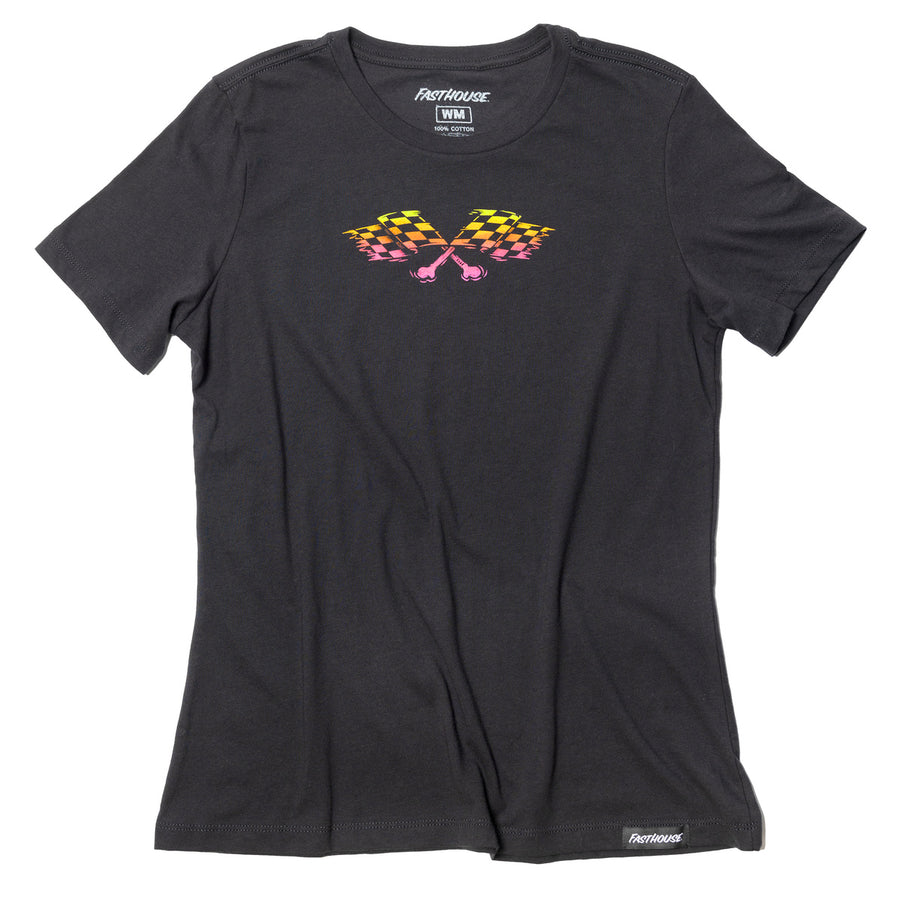 WMN SUN STRUCK SS TEE BLK