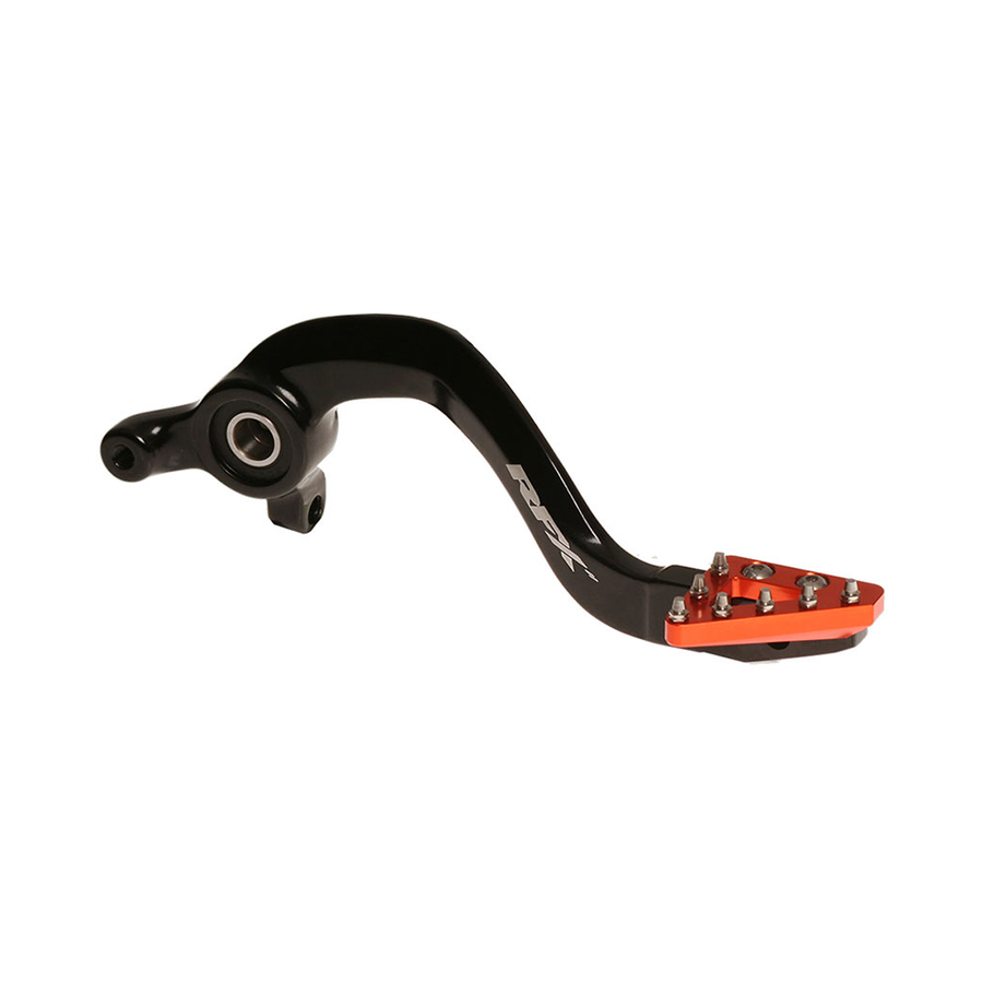 REAR BRAKE PEDAL ORANGE FOLDING-TIP KTM | FXRB 50900 99OR