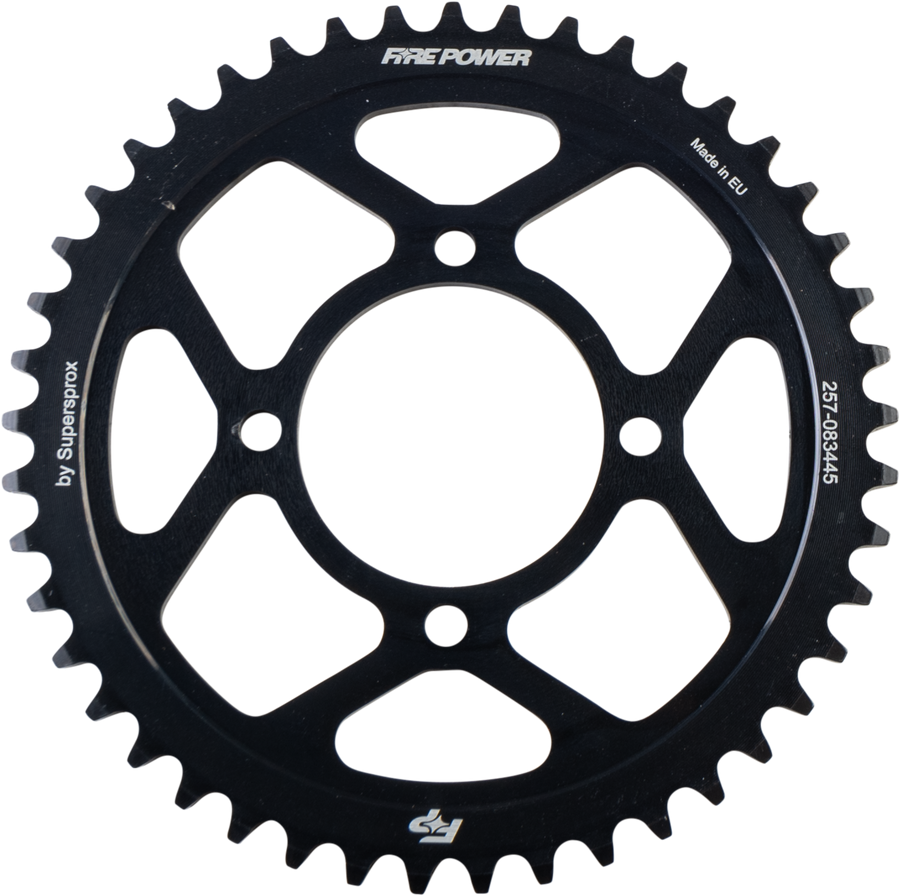 REAR SPROCKET STEEL 45T BLK