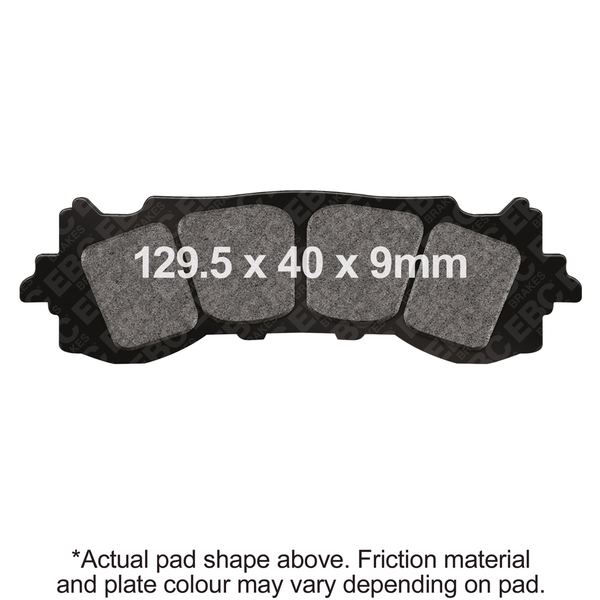 BRAKE PADS FA717HH DOUBLE-H SINTERED