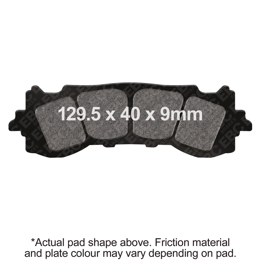 BRAKE PADS FA717HH DOUBLE-H SINTERED