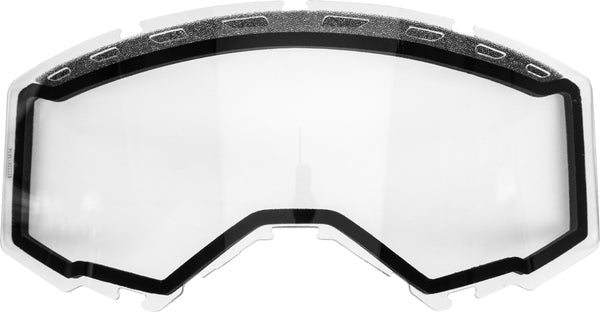 DUAL LENS WITH VENTS ADULT CLEAR | FLB-035