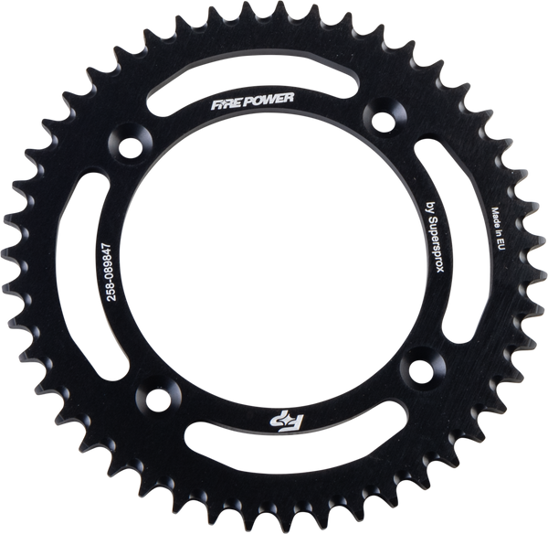 REAR SPROCKET ALUMINUM 47T BLK | FPA-898-47-BLK