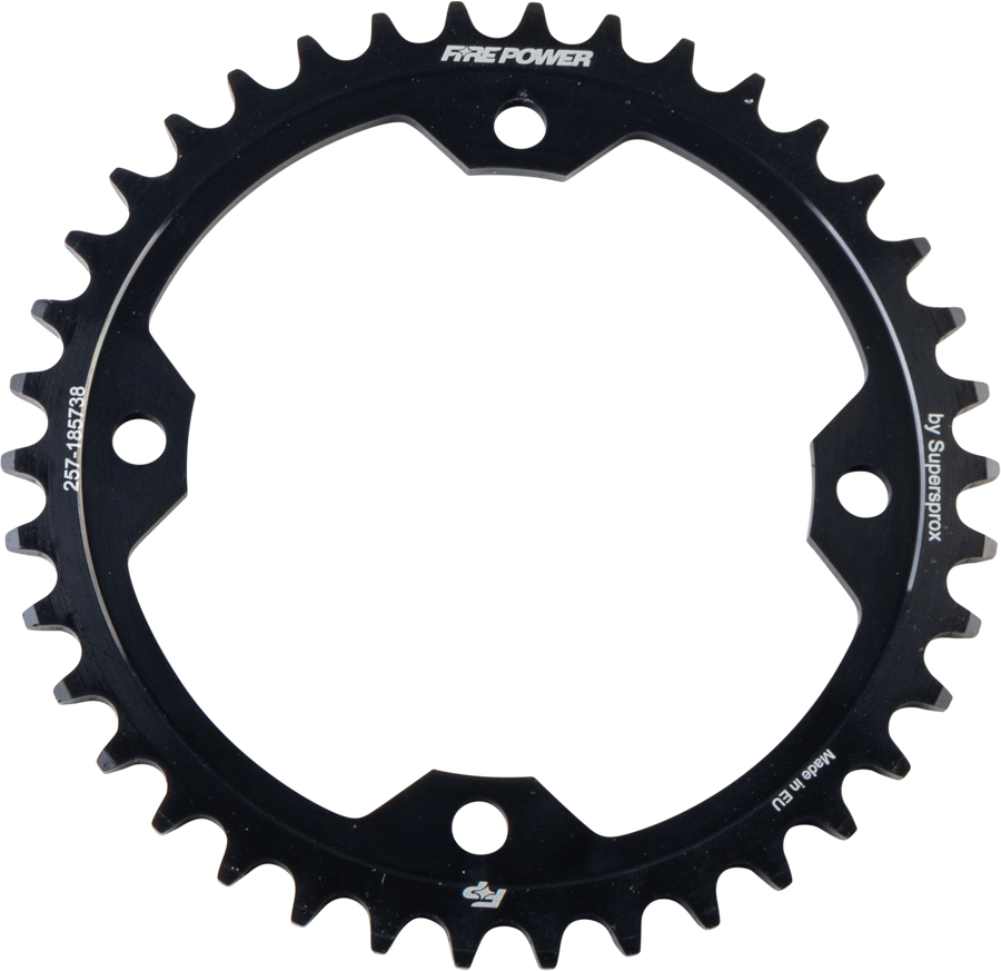 REAR SPROCKET STEEL 38T BLK