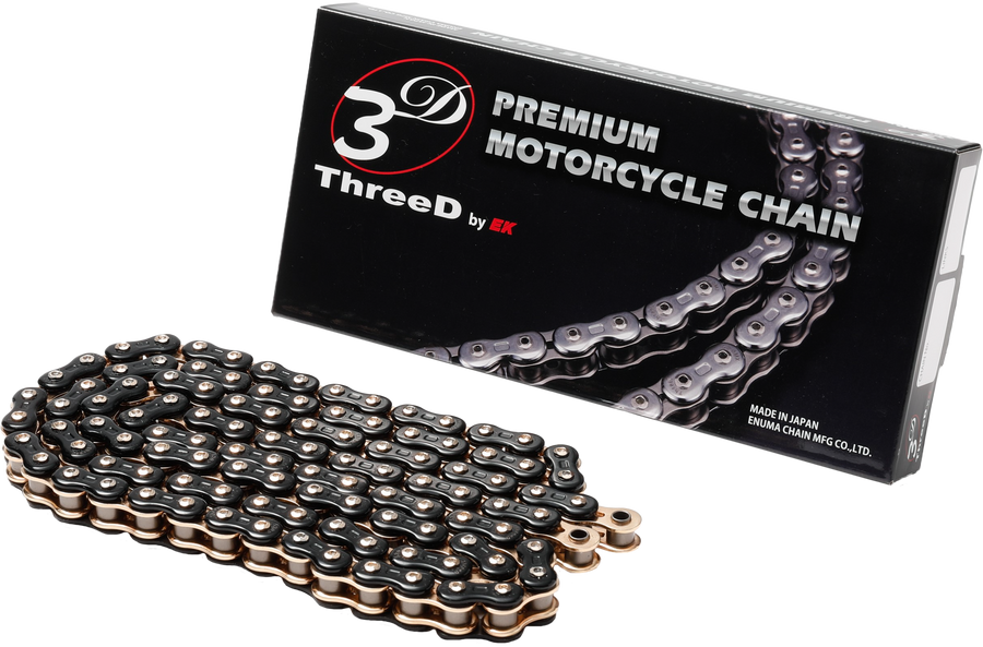 CHAIN GP RV NX2-RING 520-120L BLK/GLD