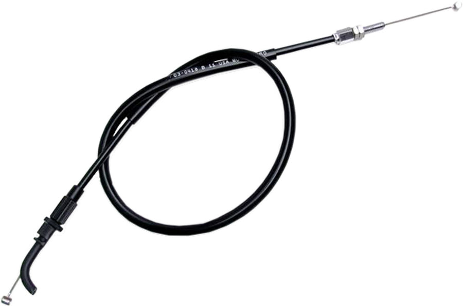 BLACK VINYL THROTTLE PULL CABLE | 03-0418