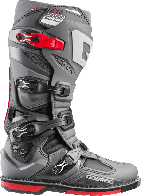 SG22 BOOTS ANTHRACITE/BLACK/RED SZ 12