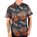 SCENE SS BTNUP SHIRT BLK