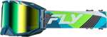 ZONE ELITE RETRO GOGGLE GREEN W/ IRIDESCENT GRN MIRROR LENS