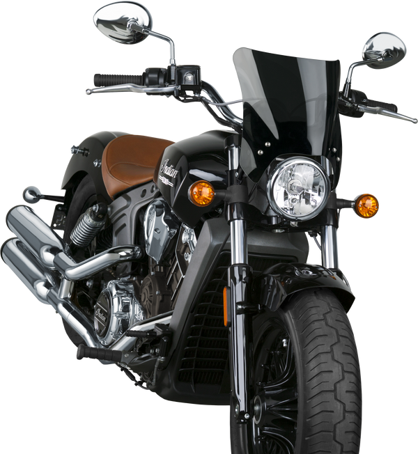 MOHAWK WINDSHIELD DARK TINT BLACK HARDWARE