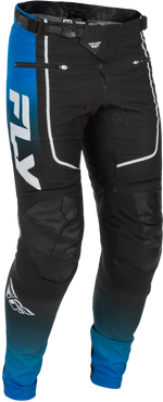 YOUTH RAYCE BICYCLE PANTS BLUE/BLACK/WHITE SZ 18