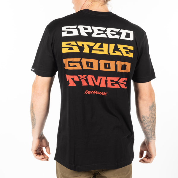 PILLAR SS TEE BLACK