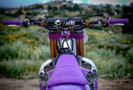 HALF WAFFLE LOCK-ON GRIP PURPLE