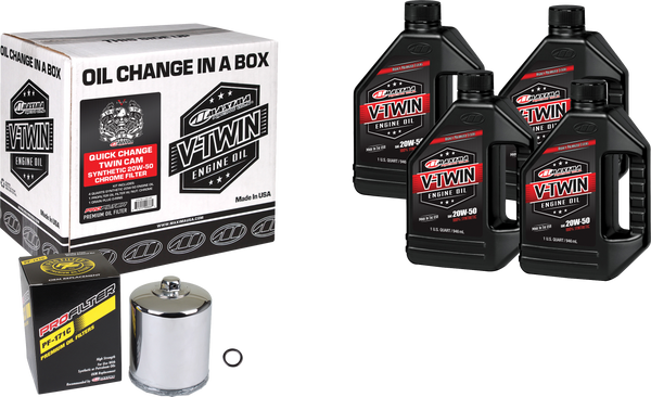 V-Twin Quick Change Oil Filter Kit